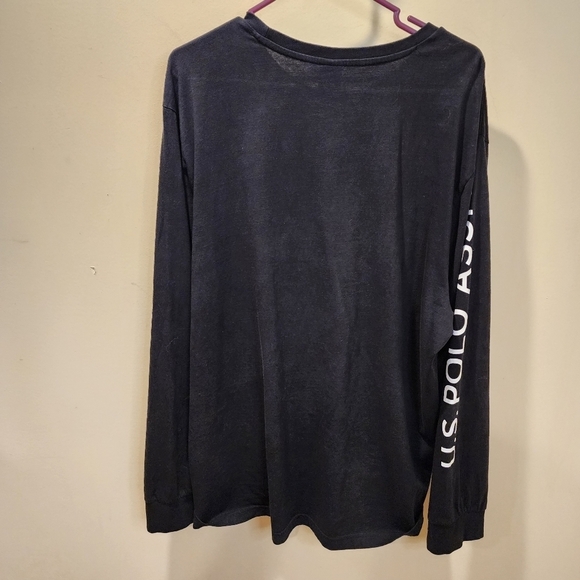U.S. POLO ASSN.  men's Black long Sleeves Crew Neck tshirt size 2XL - Picture 11 of 13